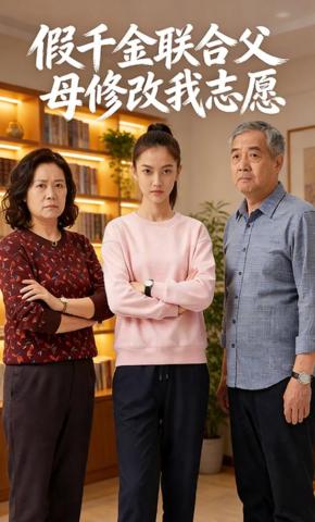 短剧《假千金联合父母修改我志愿》海报