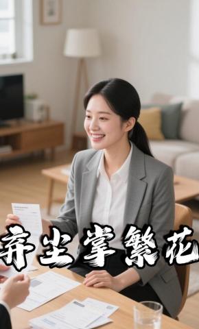 短剧《弃尘掌繁花》海报