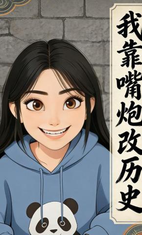 短剧《我靠嘴炮改历史》海报