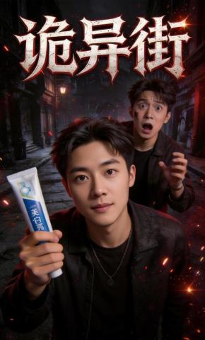 短剧《诡异街》海报