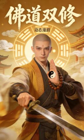 短剧《佛道双修》海报