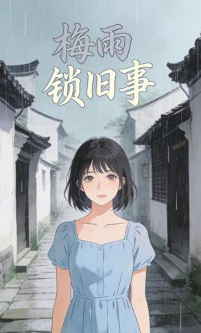 短剧《梅雨锁旧事》海报