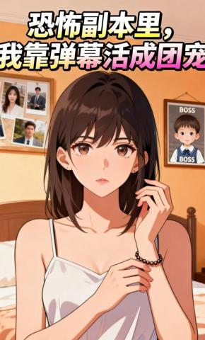 短剧《恐怖副本里，我靠弹幕活成团宠》海报