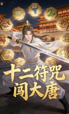 短剧《十二符咒闯大唐》海报