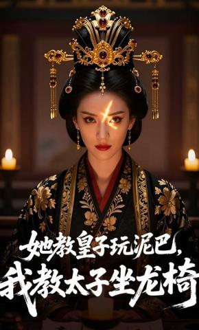 短剧《她教皇子玩泥巴，我教太子坐龙椅》海报