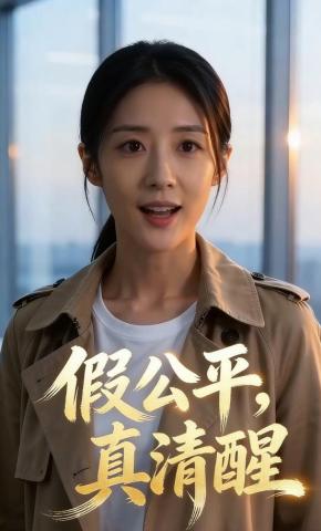 短剧《假公平，真清醒》海报