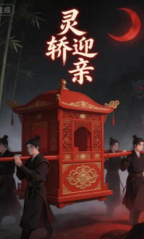 短剧《灵轿迎亲》海报