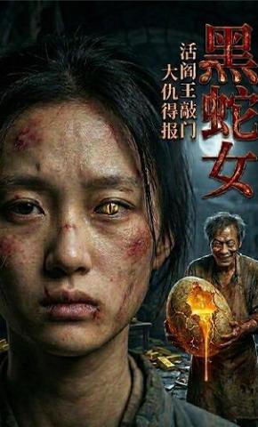 短剧《黑蛇女：活阎王敲门，大仇得报》海报