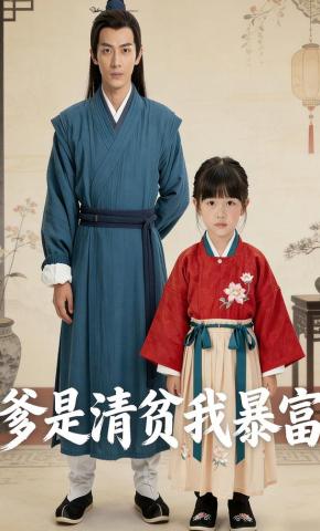 短剧《爹是清贫我暴富》海报