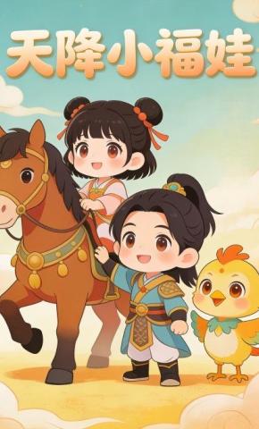 短剧《天降小福娃》海报