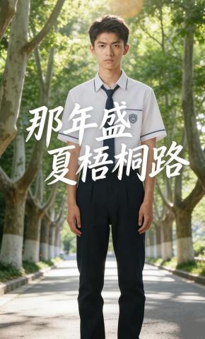 短剧《那年盛夏梧桐路》海报