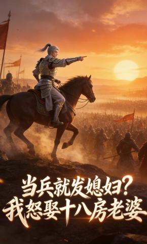 短剧《当兵就发媳妇？我怒娶十八房老婆》海报