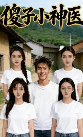 短剧《傻子小神医》海报