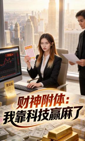 短剧《财神附体：我靠科技赢麻了》海报