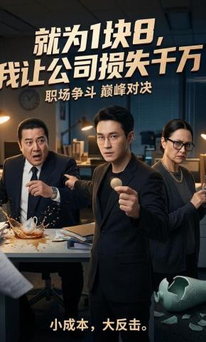短剧《就为1块8，我让公司损失千万》海报