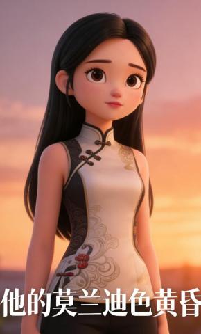 短剧《他的莫兰迪色黄昏》海报