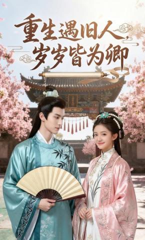 短剧《重生遇旧人，岁岁皆为卿》海报