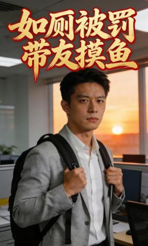 短剧《如厕被罚带友摸鱼》海报