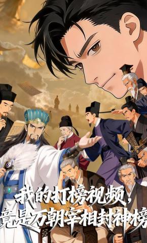 短剧《我的打榜视频，竟是万朝宰相封神榜》海报