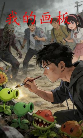 短剧《我的画板》海报