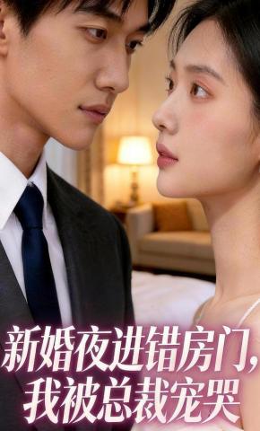 短剧《新婚夜进错房门，我被总裁宠哭》海报