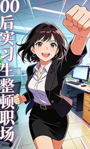 短剧《00后实习生整顿职场》海报