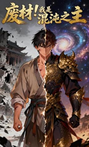 短剧《废材！我是混沌之主》海报