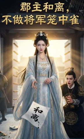 短剧《郡主和离，不做将军笼中雀》海报
