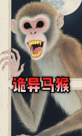 短剧《诡异马猴》海报