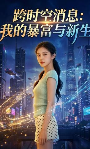 短剧《跨时空消息：我的暴富与新生》海报