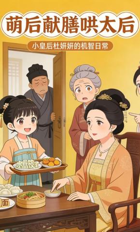 短剧《萌后献膳哄太后》海报