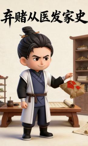 短剧《弃赌从医发家史》海报