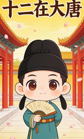 短剧《十二在大唐》海报