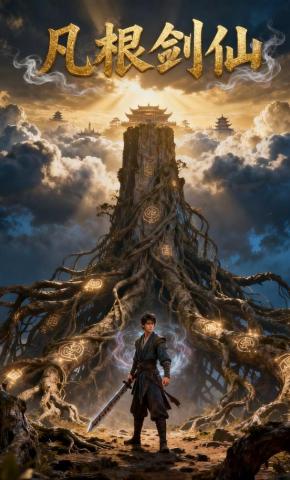 短剧《凡根剑仙》海报