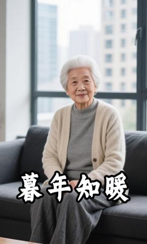 短剧《暮年知暖》海报