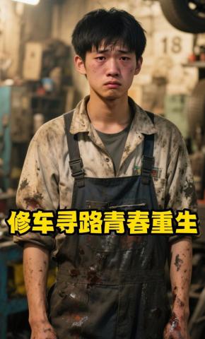 短剧《修车寻路青春重生》海报