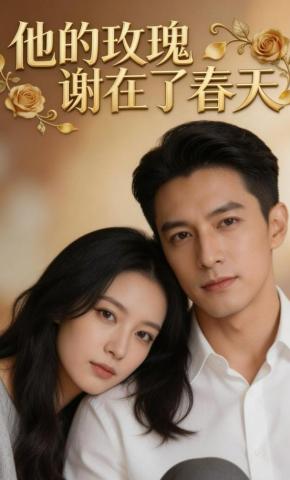 短剧《他的玫瑰谢在了春天》海报