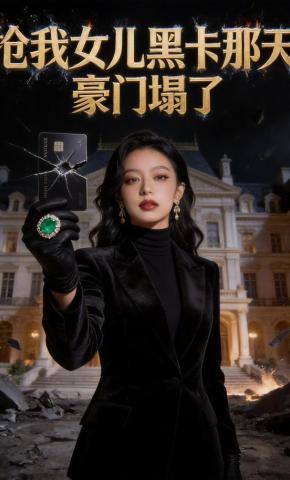 短剧《抢我女儿黑卡那天：豪门塌了》海报