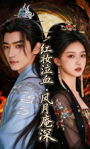 短剧《红妆泣血，风月庵深》海报