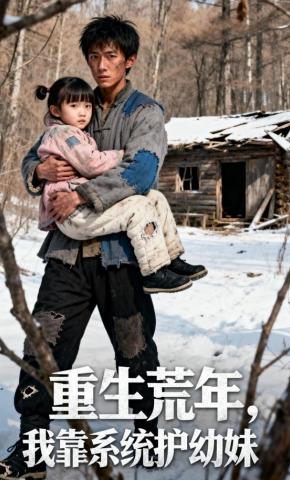 短剧《重生荒年，我靠系统护幼妹》海报