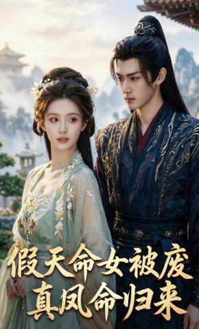 短剧《假天命女被废，真凤命归来》海报