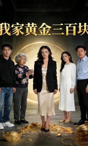 短剧《我家黄金三百块》海报