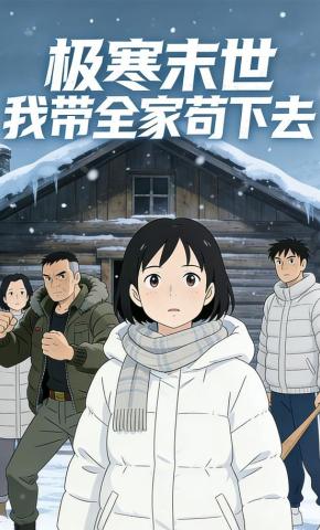 短剧《极寒末世：我带全家苟下去》海报