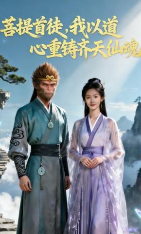 短剧《菩提首徒，我以道心重铸齐天仙魂》海报