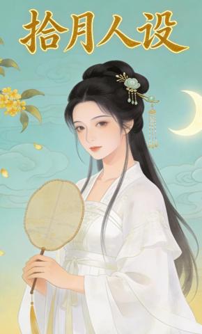 短剧《拾月人设》海报