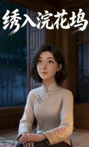 短剧《绣入浣花坞》海报