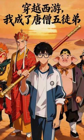 短剧《穿越西游我成了唐僧五徒弟》海报
