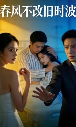 短剧《春风不改旧时波》海报