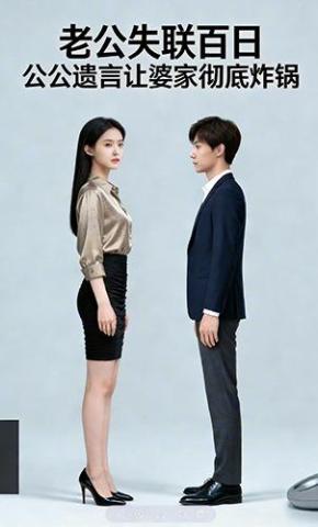 短剧《老公失联百日公公遗言让婆家彻底炸锅》海报