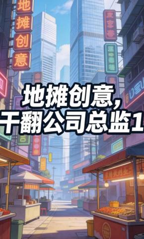 短剧《地摊创意，干翻公司总监1》海报